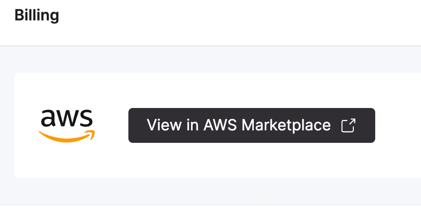 Просмотр выставления счетов AWS Marketplace в ClickHouse Cloud